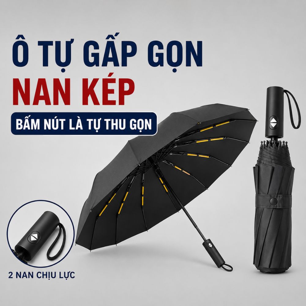 Dù xếp gọn chống UV - hàng chính hãng