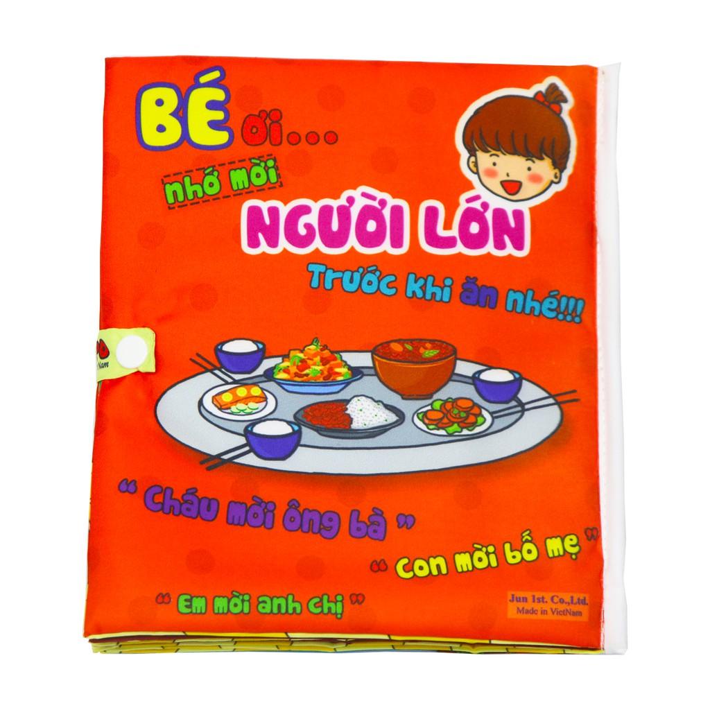 Sách vải cho bé PiPoVietNam - Căn Bếp Nhỏ