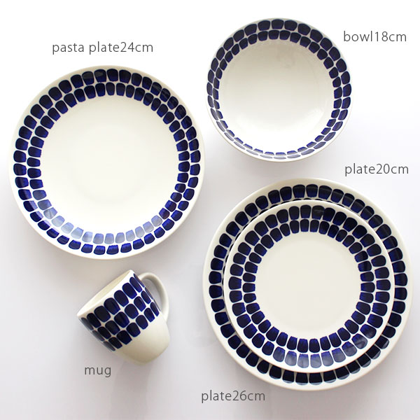 Bát sứ Tuokio, màu xanh cobalt, đường kính 18cm Iittala