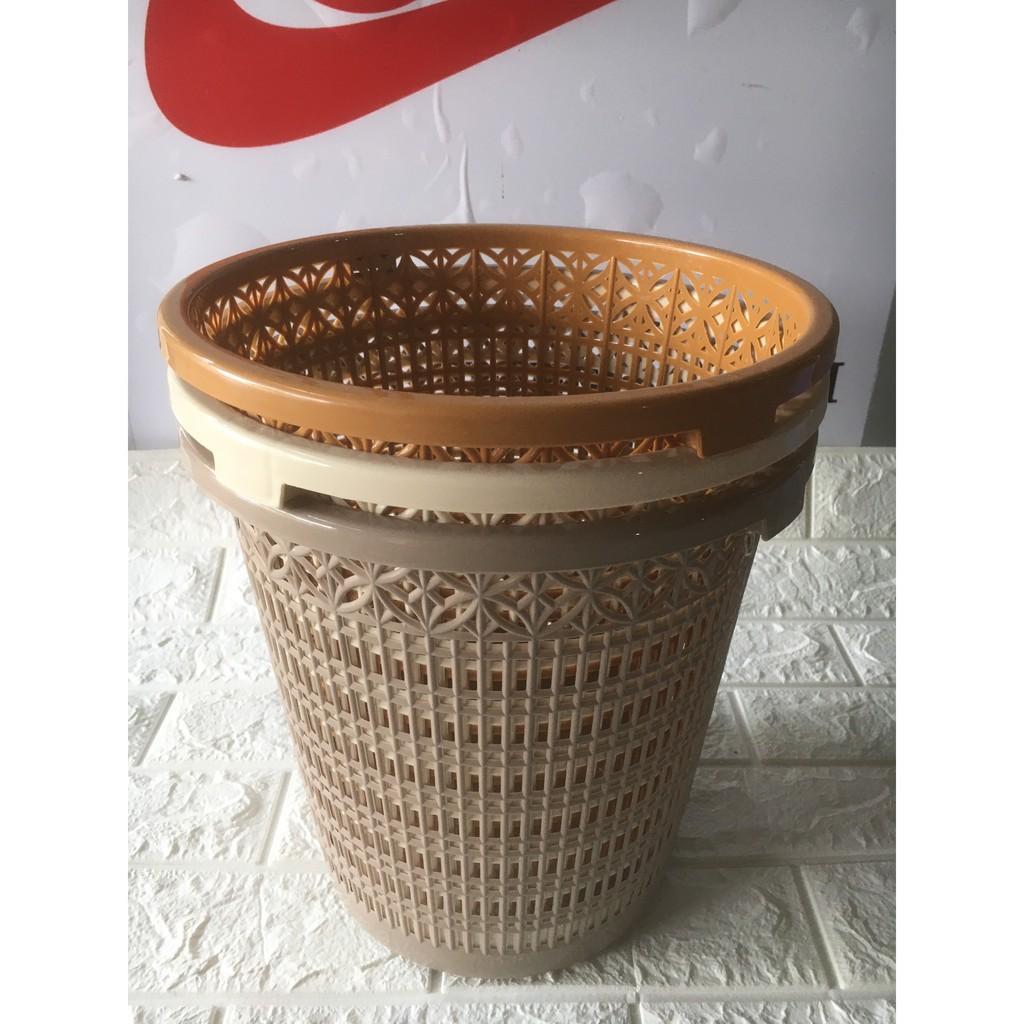 Sọt Đựng rác hoa đồng tiền Việt Nhật Plastic