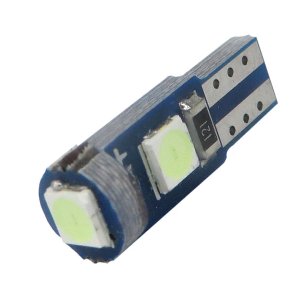 3x10 Pieces Car T5 3030 Instrument Panel Light for Twist Socket Ice Blue