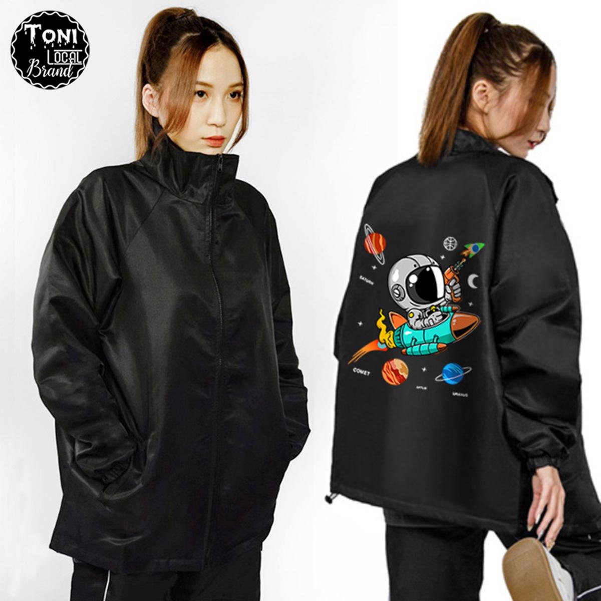 Áo Khoác Dù Local Brand ROCKET ASTRONAUT Jacket Mero 2 lớp dày form rộng Unisex cổ bẻ (D3020L - Kèm Video Ảnh Thật)