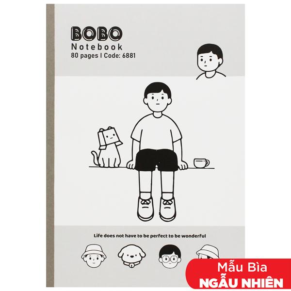 Tập Học Sinh Haplus Bobo - Kẻ Ngang - 80 Trang 60gsm - Hải Tiến 6881 (Mẫu Bìa Giao Ngẫu Nhiên)