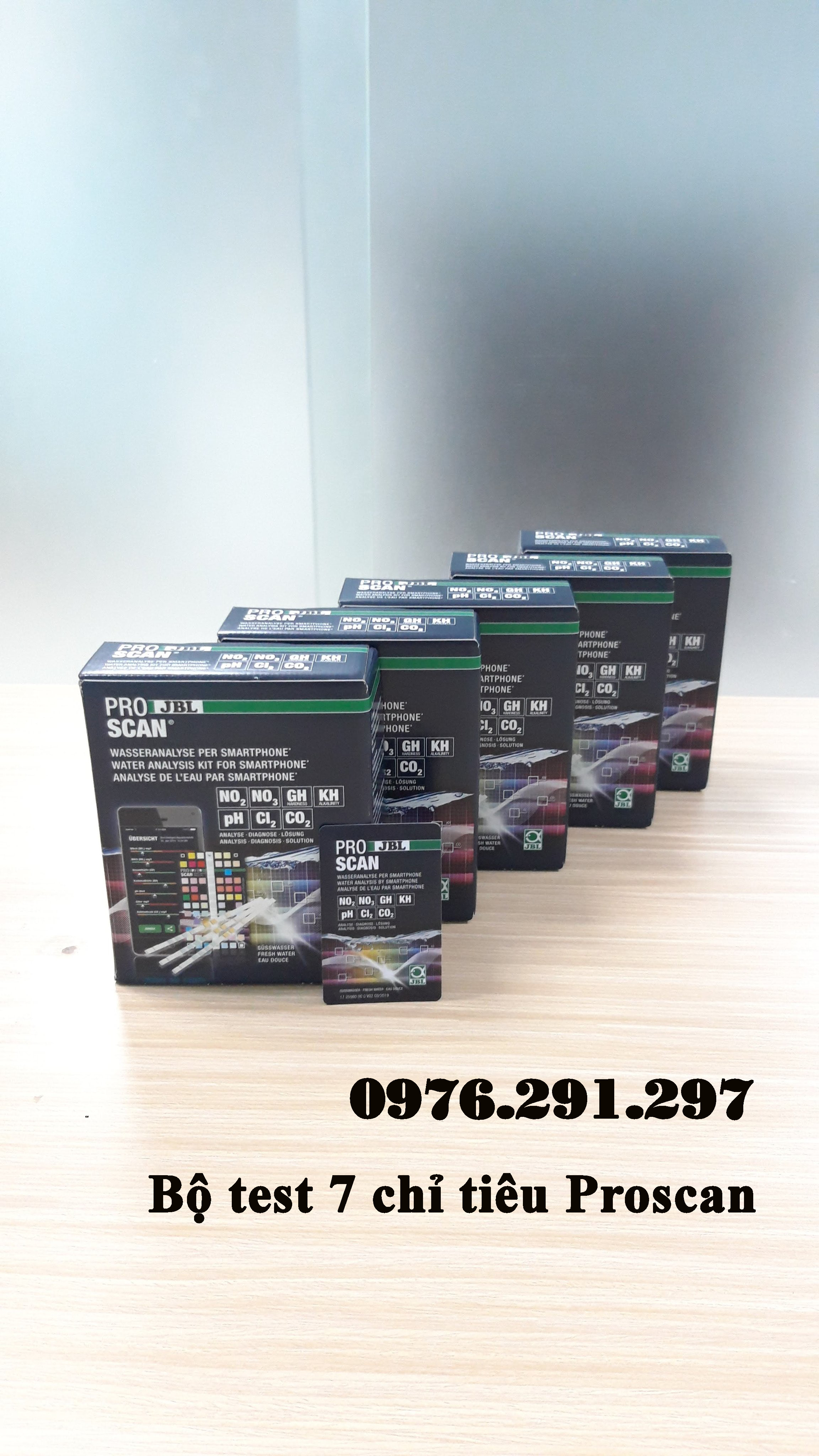 Bộ Test JBL Proscan 7 thông số - Bộ test nước thông minh Smart Phone dành cho Thủy Sinh