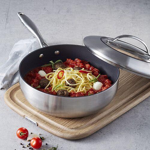 Chảo chống dính từ Scanpan CTX 26cm 65082600, đúc liền 7 lớp, bảo hành chống dính 3 năm, sản xuất tại Đan Mạch