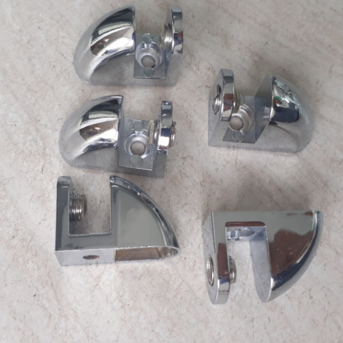 Combo 10 Kẹp đợt kính 12mm - Hợp kim mạ Niken bóng - 2013.7211.12