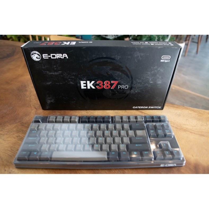 Bàn phím cơ Gaming E-DRA EK387 PRO GATERON - Bàn phím cơ TKL hot nhất 2021 - Hàng chính hãng