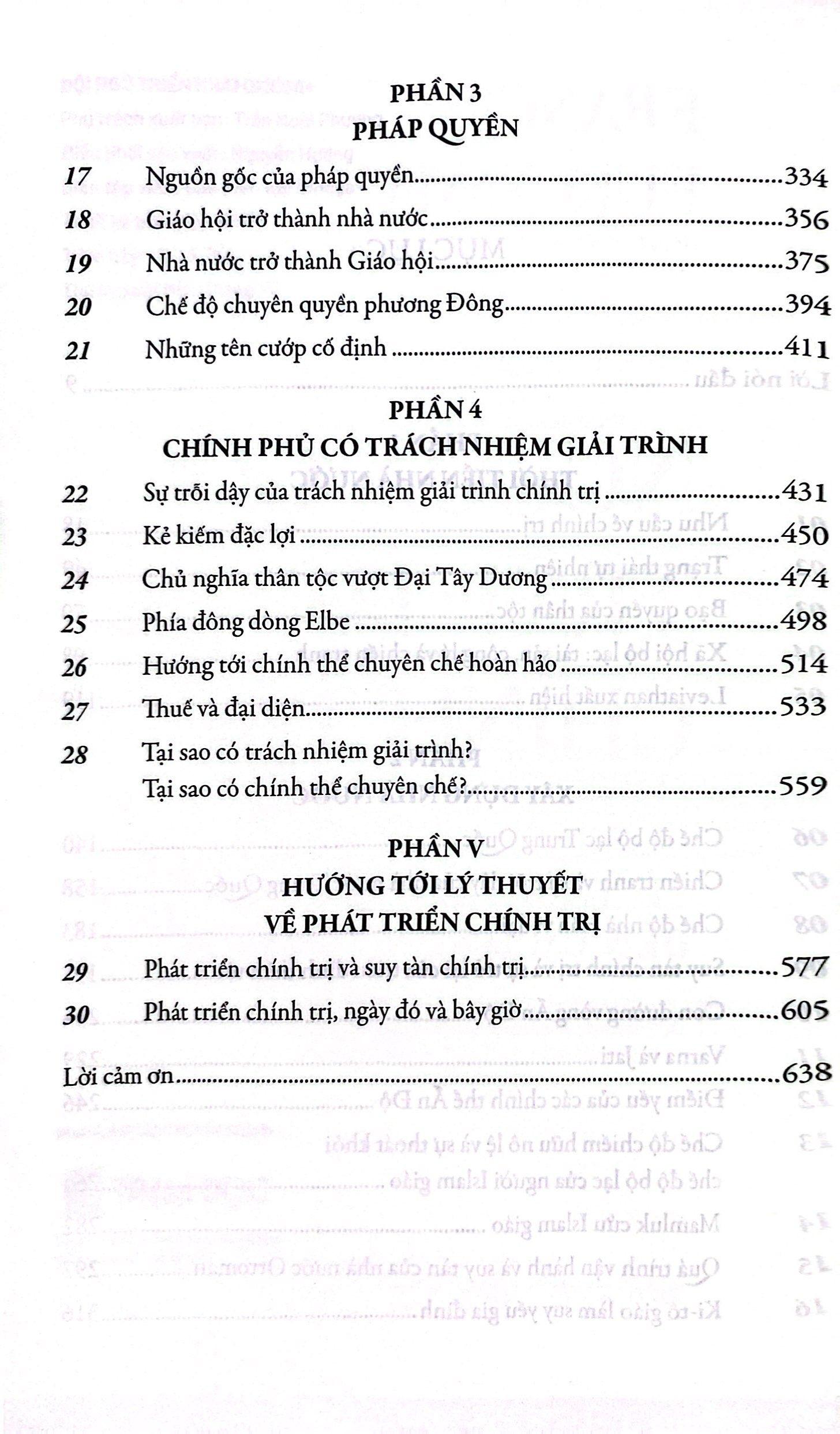 Nguồn Gốc Trật Tự Chính Trị - Từ Thời Tiền Sử Đến Cách Mạng Pháp