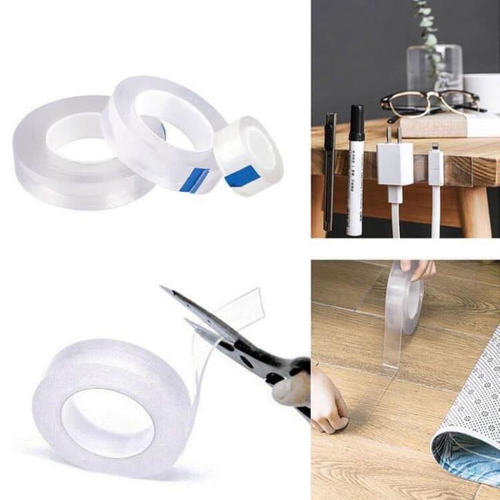 Băng dính trong 2 mặt 5 mét