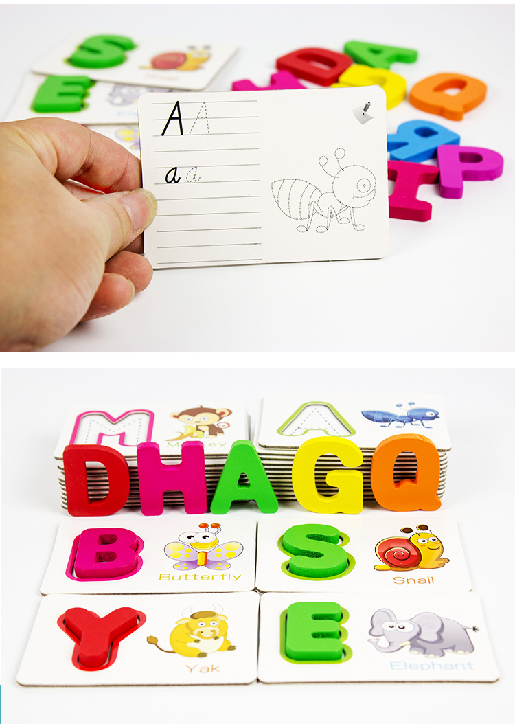 Đồ chơi ghép chữ English Letter Learning Card