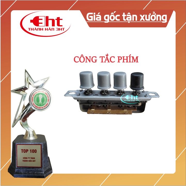 Công tắc quạt bàn 4 nút nhấn - 3ht