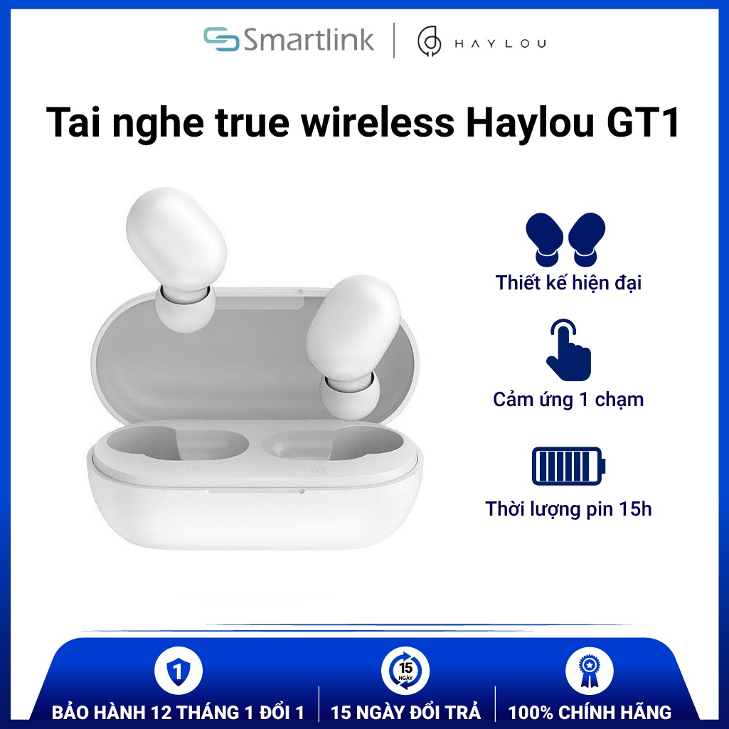 Tai Nghe Bluetooth True Wireless Xiaomi Haylou GT1 Bluetooth 5.0 - Hàng Chính Hãng