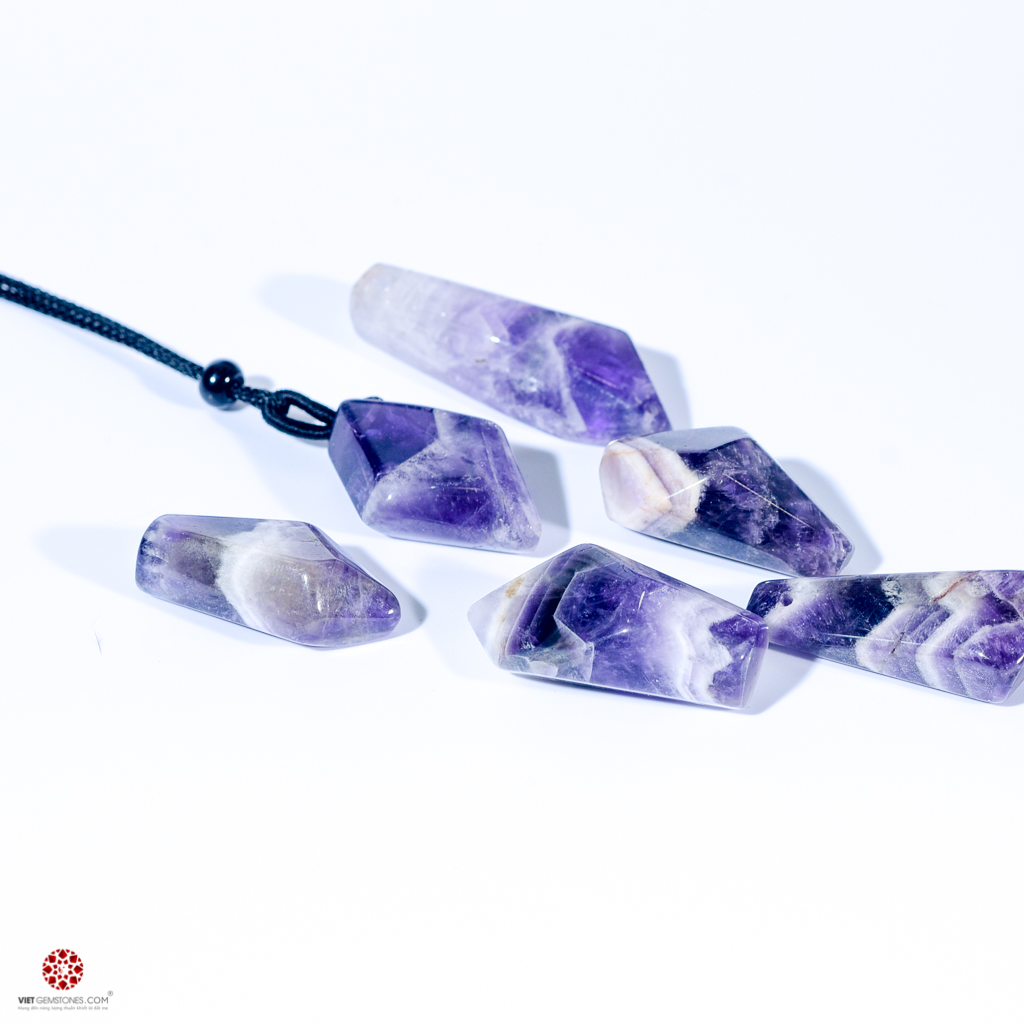 Mặt dây chuyền Thạch Anh Tím - Đem lại may mắn, bình an - Hợp mệnh Hỏa, Thổ  | VietGemstones