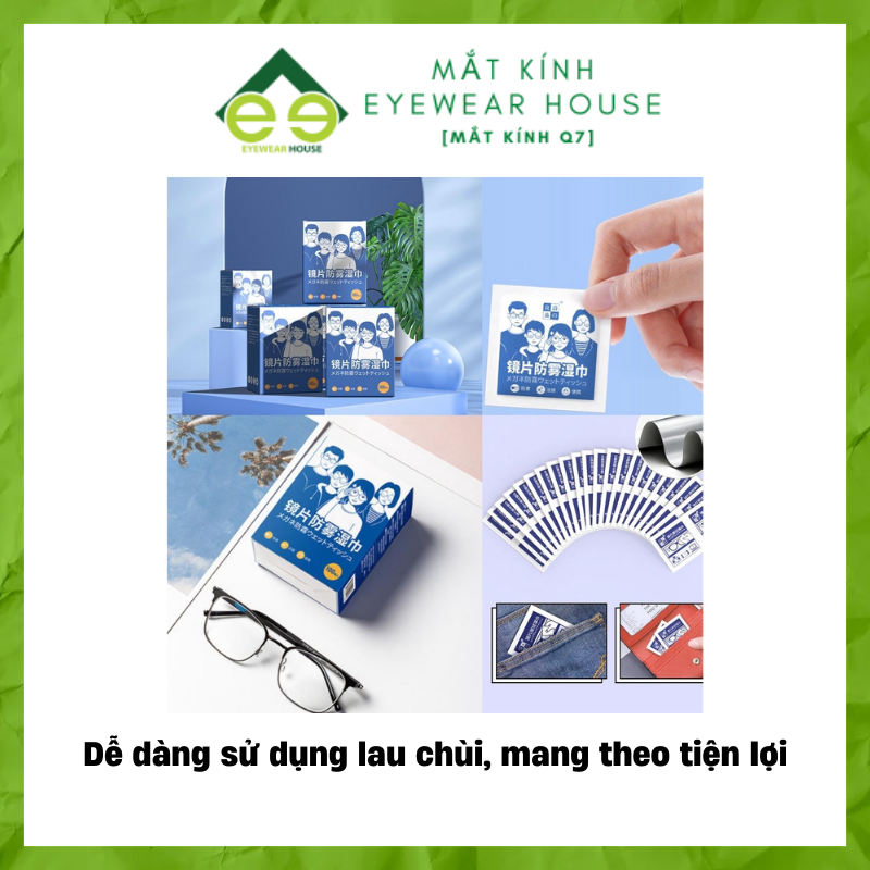 (Hoả Tốc) Khăn lau kính NANO chuyên dụng chống bám hơi nước đi mưa, đeo khẩu trang hỗ trợ chơi thể thao