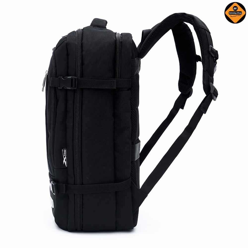 Balo du lịch cỡ lớn Leader Pro đa năng Xbags XB2010 màu đen đựng laptop 17 inch cao cấp
