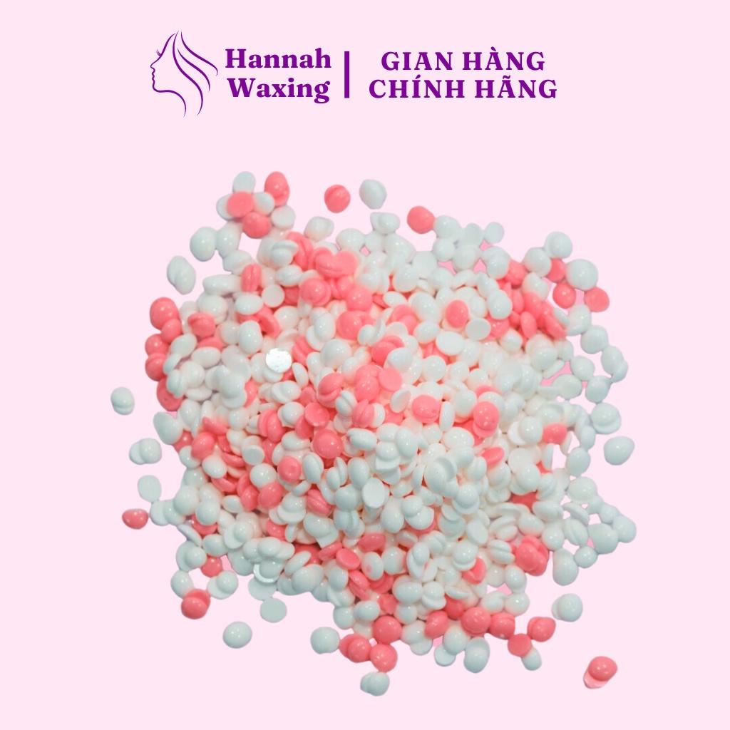 Sáp Wax Lông Mix Dâu Tây + Sữa Dừa Chuyên Dụng Wax Bikini Tặng Kèm Que HANNAH WAXING