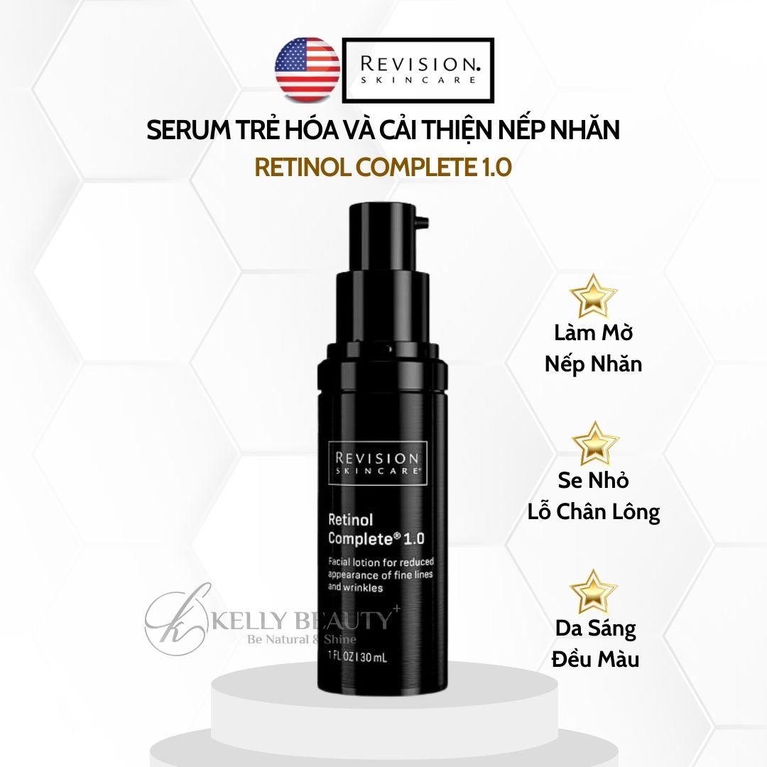Serum Trẻ Hóa và Cải Thiện Nếp Nhăn Revision Retinol Complete | Kelly Beauty