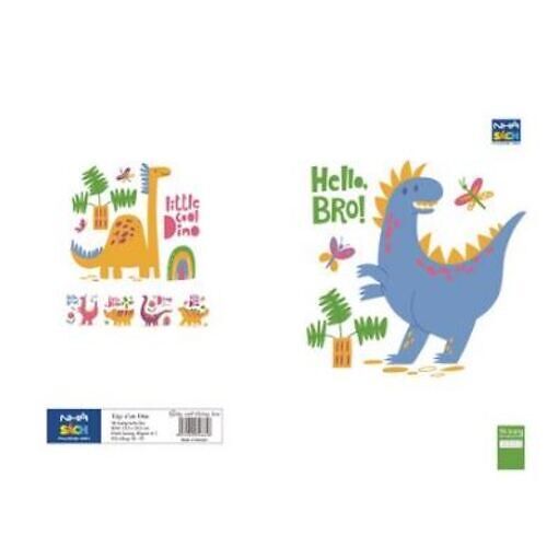(Mua 10 Cuốn Tặng 3 Cuốn) Tập Pnc 96T Dl80 4Oly - Cute Dino - Giao Mẫu Ngẫu Nhiên