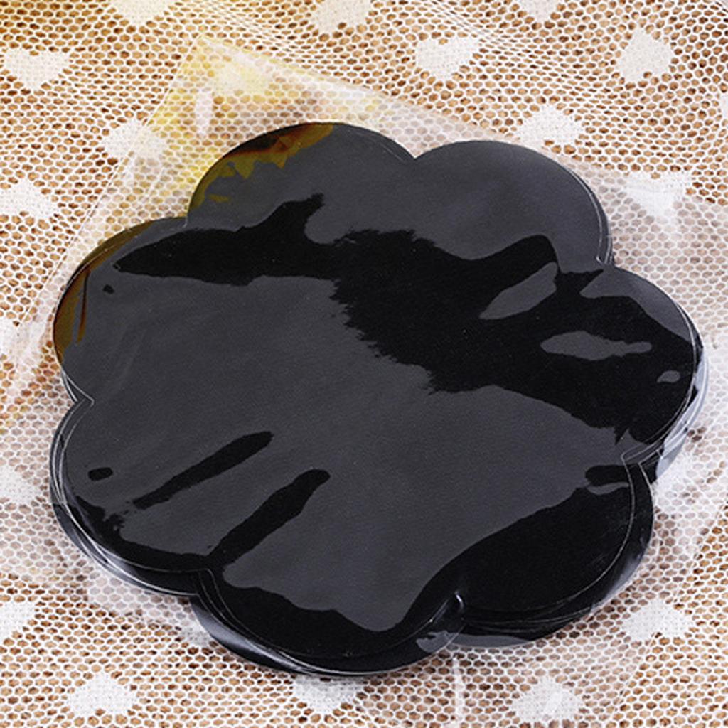 Pack of 40 Pairs Women’s Petal Self Adhesive Pasties Nipple Disposable Cover Bra Stickers Fashion Accessories