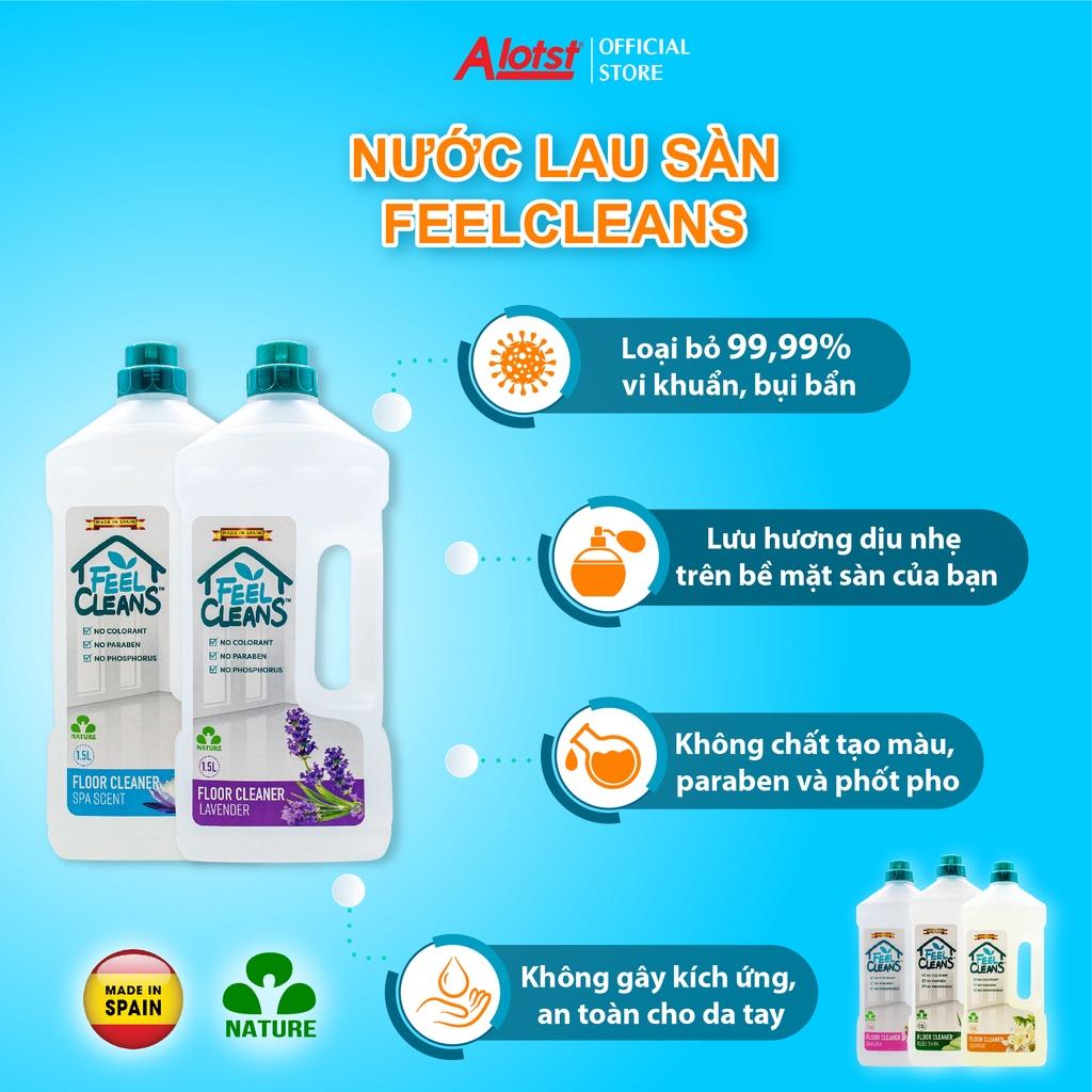 Nước Lau Sàn FeelCleans 1.5 Lít made in Spain