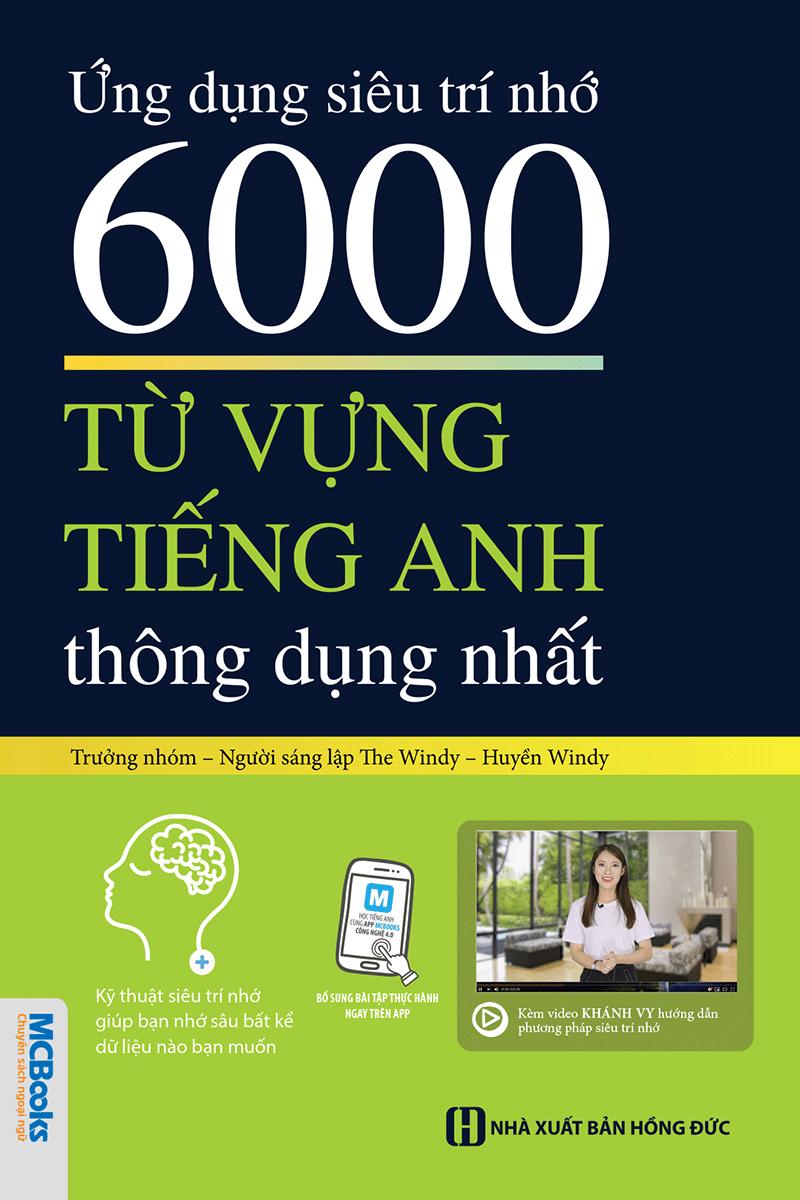 Sách Ứng Dụng 6000 Từ Vựng Tiếng Anh Thông Dụng Nhất