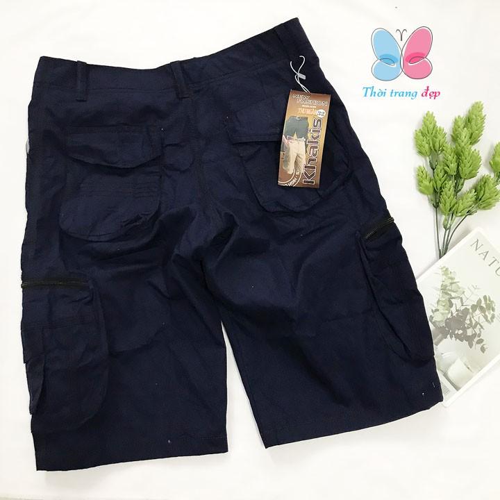Quần kaki lửng túi hộp cho nam 48kg-62kg - QN63
