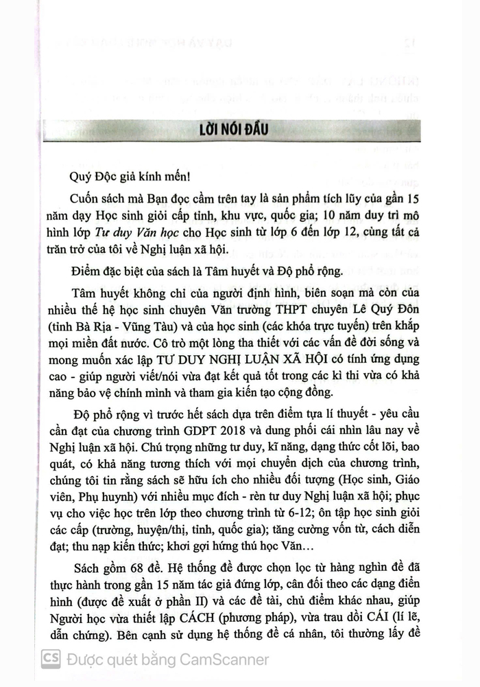 Dạy và học Nghị luận xã hội