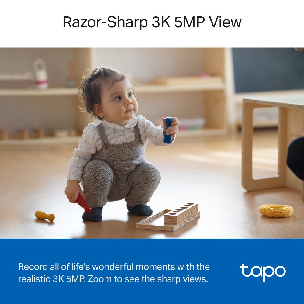 Camera AI WIFI TP-Link Tapo C230 | 3K 5MP (2880×1620 px) | Âm thanh 2 chiều | Quay quét | AI phát hiện thông minh | Bảo hành 2 năm | Hàng Chính Hãng