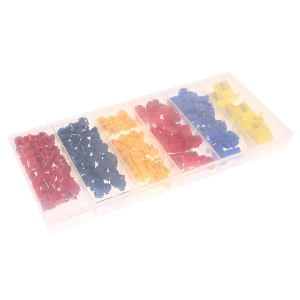 96Pieces Quick Wiring Electrical Insulated Terminals Connector Kit