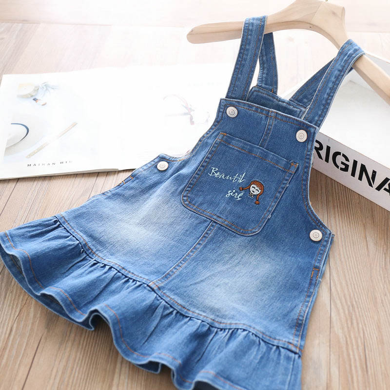 Mua Váy Yếm Bò Cho Bé Gái màu xanh denim  Tiki