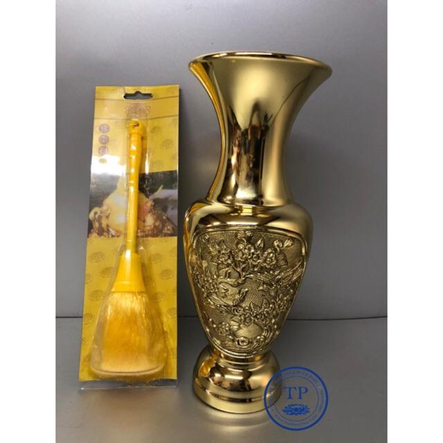 Lọ hoa thờ mẫu đào công phượng , tặng kèm chổi bao sái KH88662
