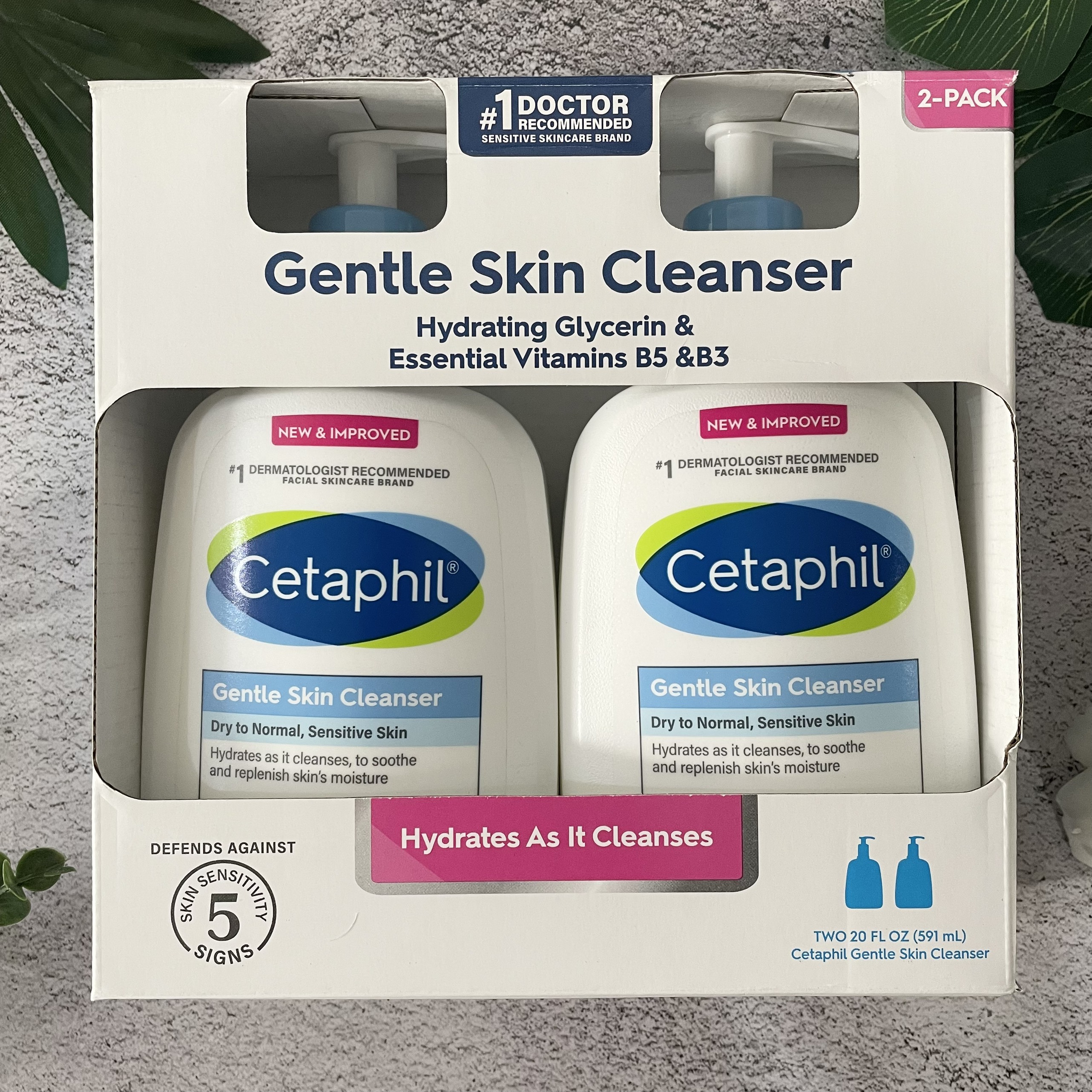 Sữa Rửa Mặt Cetaphil Gentle Skin Cleanser 591 ML nhập Costco USA