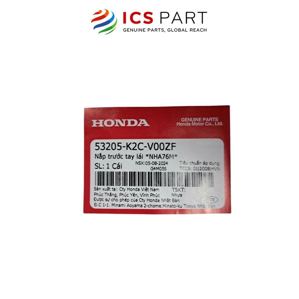 Bàn Thờ (Nắp Trước Tay Lái) HONDA Vision 2021 K2C 2021 Đen Sần (Đen Mờ) Nha76M Không Tem (53205K2CV00ZF)