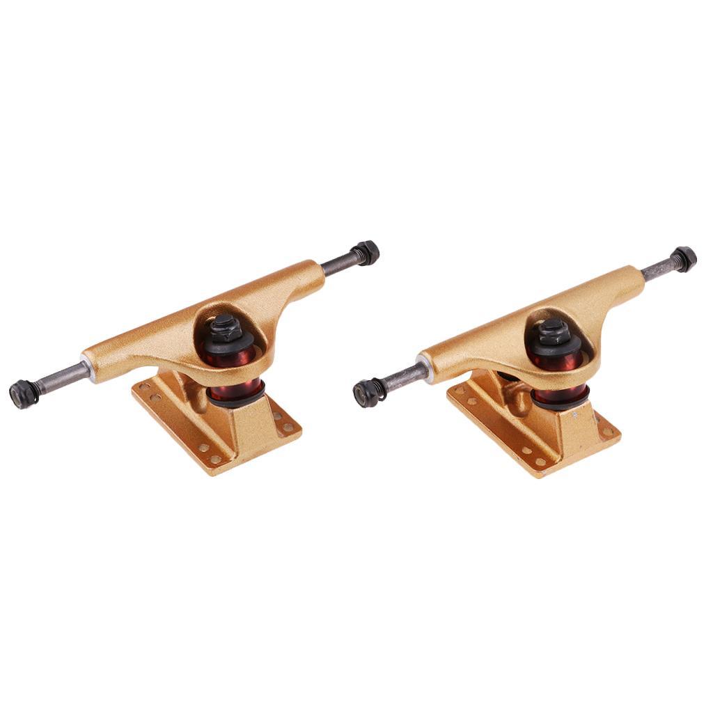 5 inch Aluminium Alloy Longboard Skateboard Trucks Impact Resistance