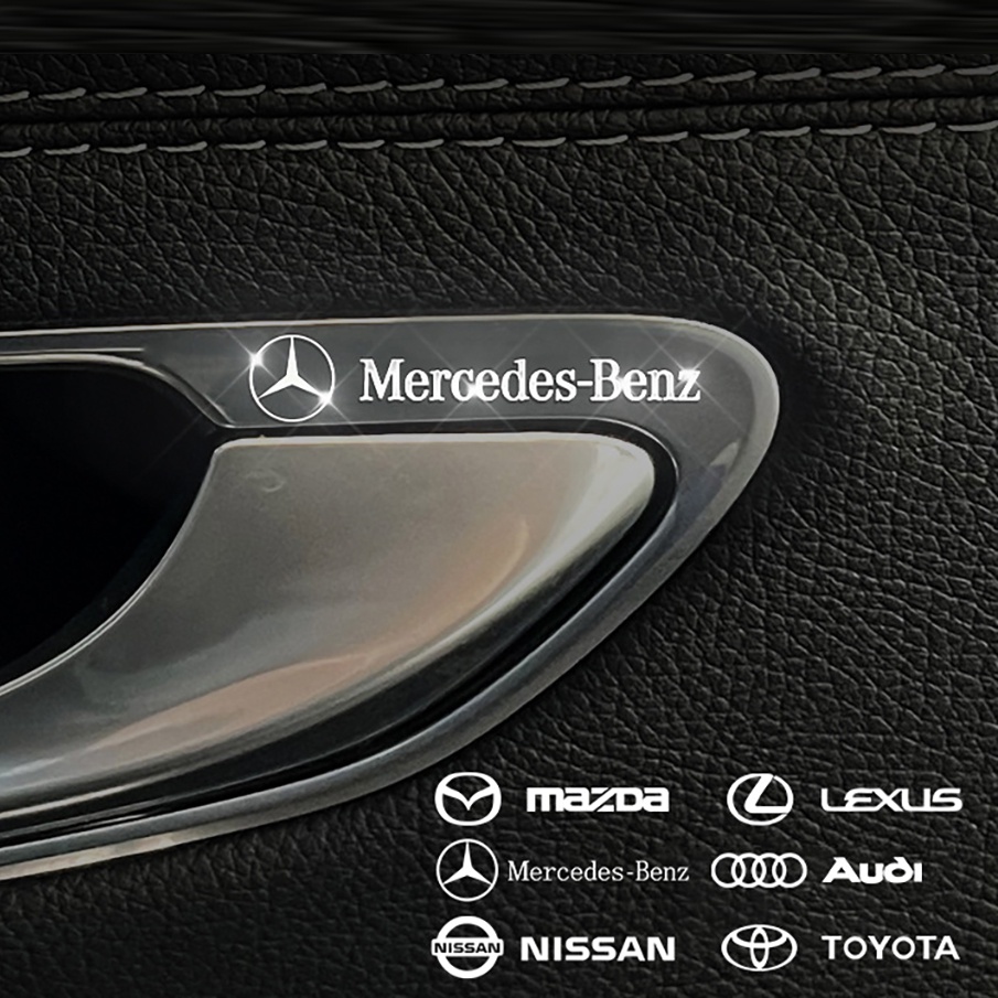 Tem Logo Hợp Kim Decal DÁN LOA Ô Tô, Trang trí Nội Thất Xe Ô Tô Dành Cho Mercedes,BMW,Audi,Hyundai,Kia.. 5.0 1 Đánh Giá 12 Đã Bán