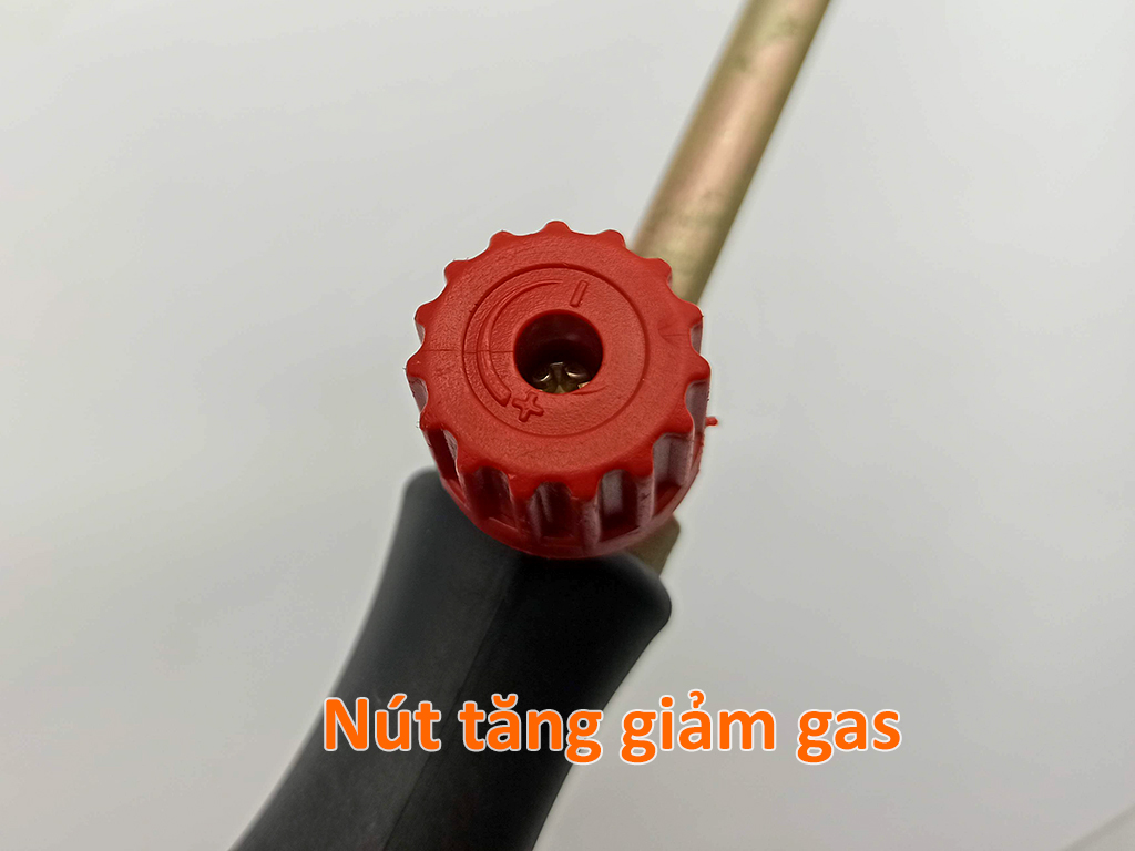 Đèn khò ga công nghiệp cán dài 60cm ống lửa Φ38mm dây gas 1m4