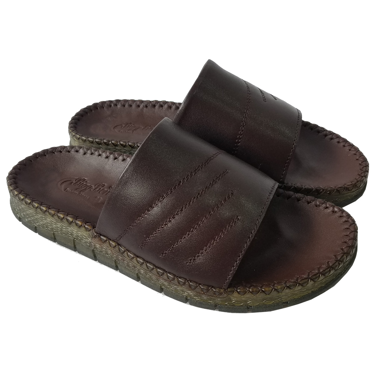 Dép Nam Quai Ngang Da Bò BIGGBEN DN367