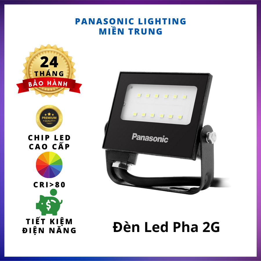 Đèn pha 2G PANASONIC kháng nước IP65 Công suất 10W/20W/30W/50W tuổi thọ 25.000h