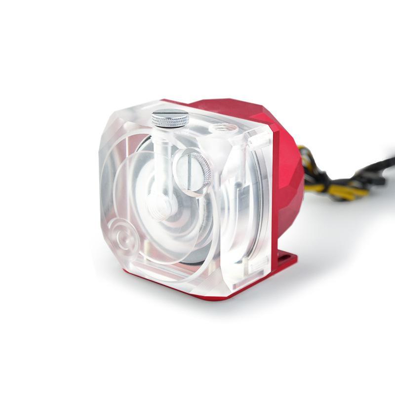 Giao hàng nhanh Máy tính bơm nước làm mát bằng nước Dongyuan Core P90B tương thích với D5 dòng chảy lớn 12V tắt tiếng đồng bộ Shenguang công suất cao
