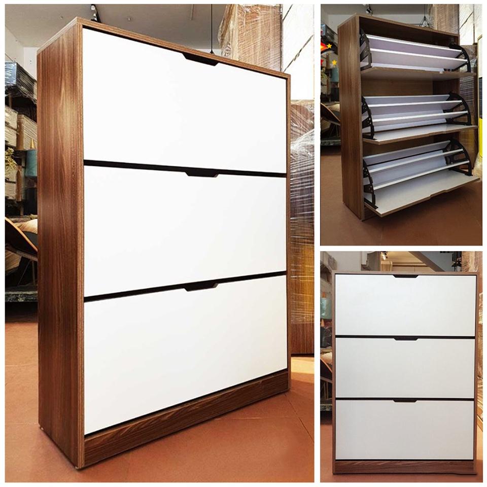 Tủ giày dép 9 tầng Rộng 80 x Cao 120 x Sâu 30cm