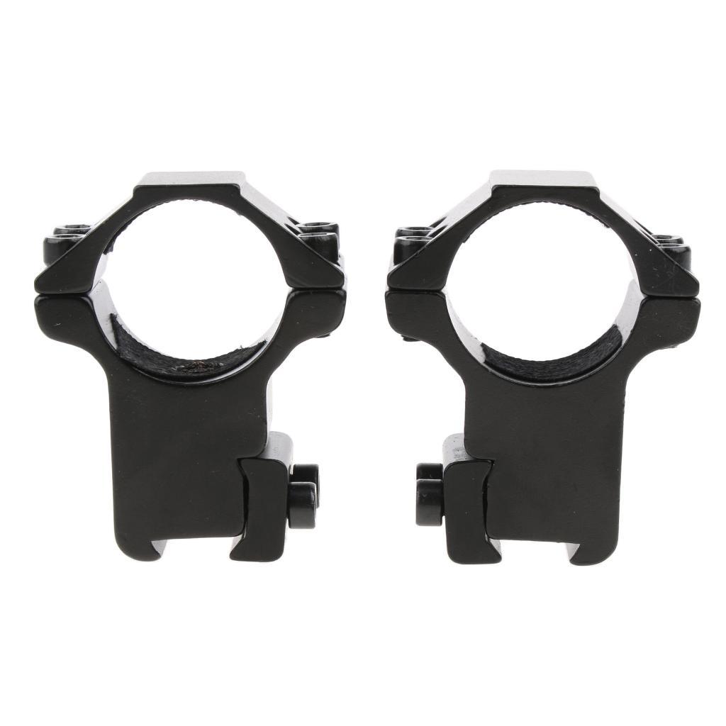 25.4mm 1'' Scope Mount Rings Fits for 11mm Dovetail Rail High Profile