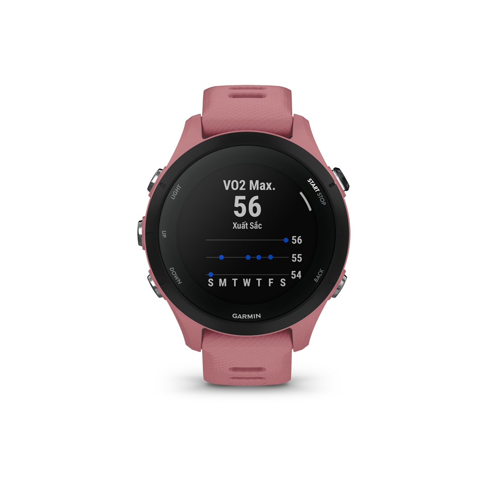 Đồng Hồ Thông Minh Garmin Forerunner 255S Basic GPS (Light Pink) - Hàng Chính Hãng