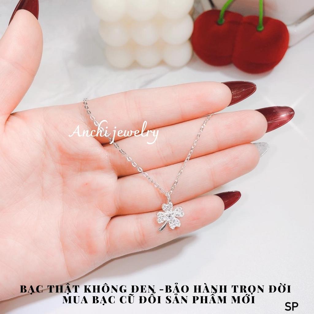 Dây chuyền bạc mặt ngôi sao,Dây chuyền nữ trẻ trung thanh lịch,Anchijewelry