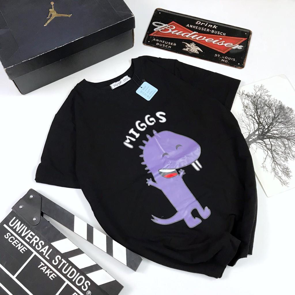 - Áo thun tay ngắn Be Yourself unisex size M L XL - KHỦNG LONG MIGGS