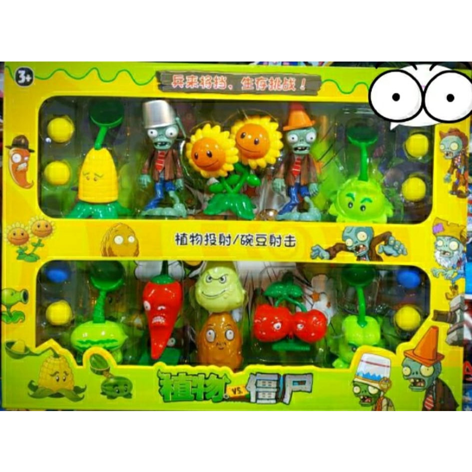 Bộ đồ chơi Plantz vs Zombie hoa quả nổi giận nhiều nhân vật