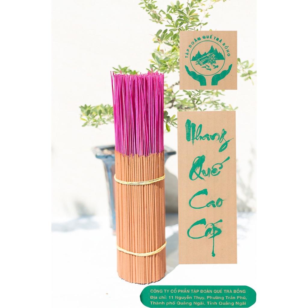 Nhang Quế Trà Bồng Đặc Biệt Size 30/38cm 1Kg - Nhang Quế Quảng Ngãi - Nhang sạch tự nhiên