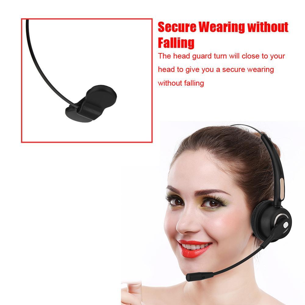 Trung Tâm Gọi Tai Nghe Bluetooth Tai Nghe Không Dây Trên-Đầu Tai Nghe Chống Ồn Với USB Cho Xe Tải Xe Trình Điều Khiển Văn Phòng điện Thoại