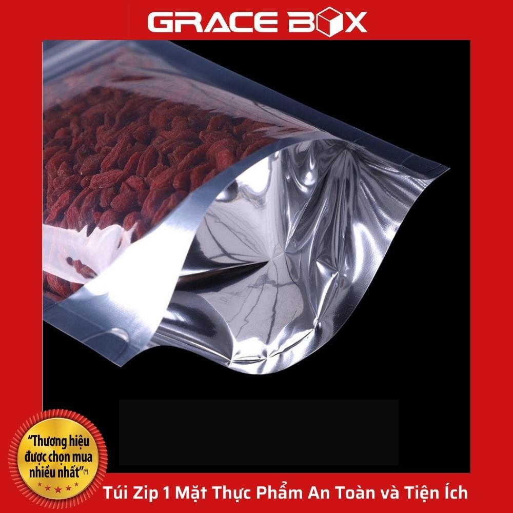 Túi Zip 1 Mặt Thực Phẩm An Toàn và Tiện Ích - Siêu Thị Bao Bì Grace Box