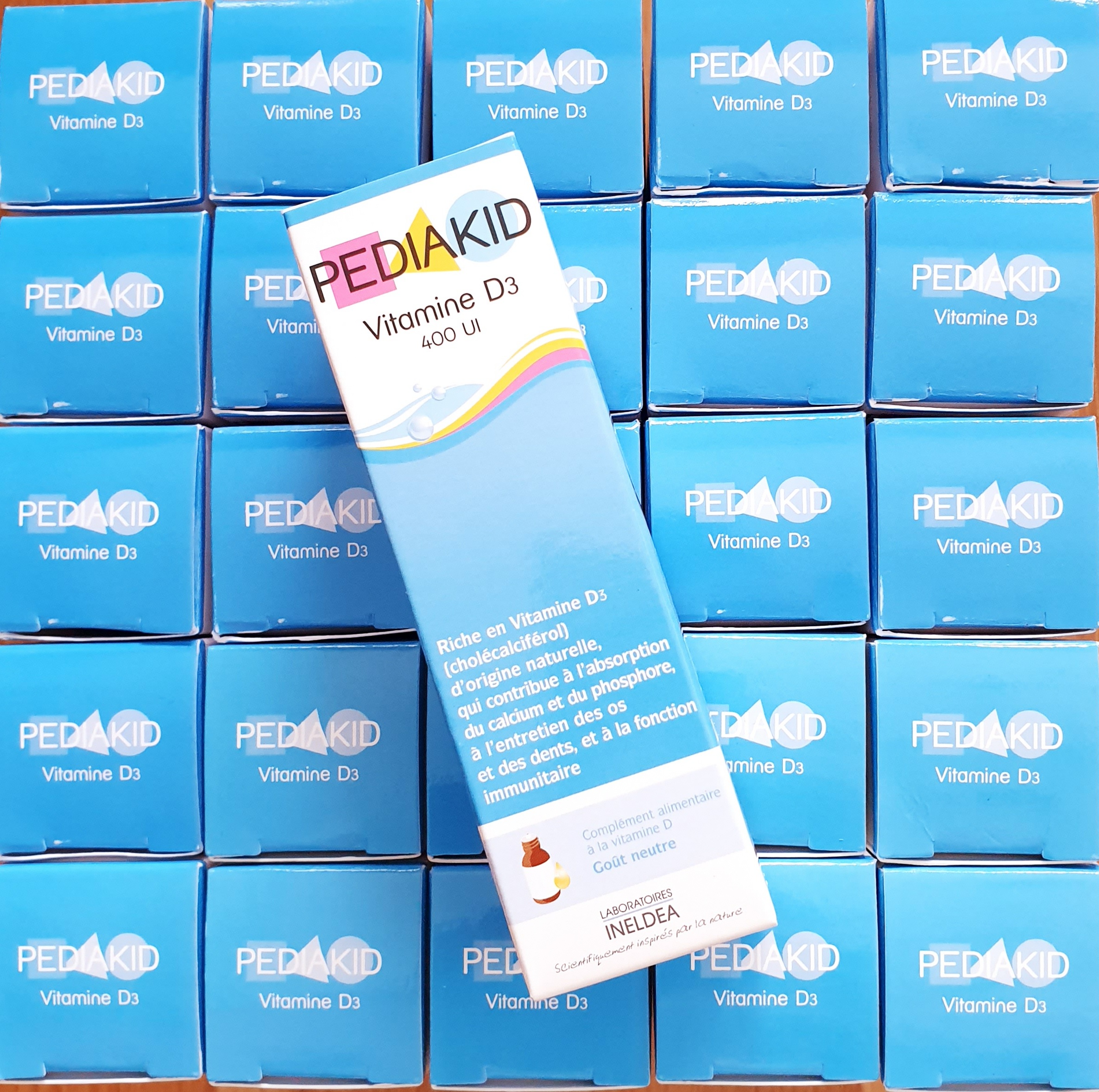 Vitamin D3 Thuần Pediakid Cho Trẻ Sơ Sinh Giúp Bé Ngủ Ngon, Tăng Hấp Thu Canxi, Ngừa Còi Xương (Hộp 20ml)