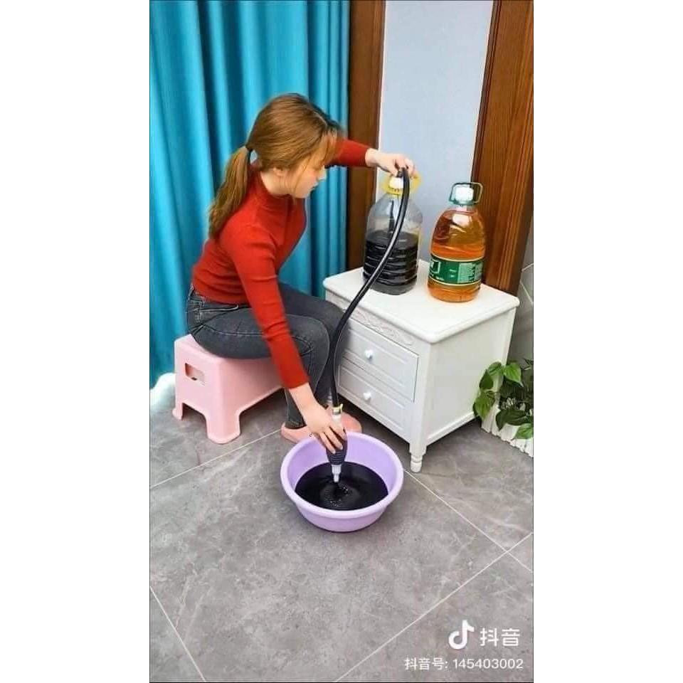 DỤNG CỤ BƠM HÚT CHẤT LỎNG XĂNG DẦU KHÔNG CẦN DÙNG ĐIỆN , PIN. nhanh gọn dễ sử dụng